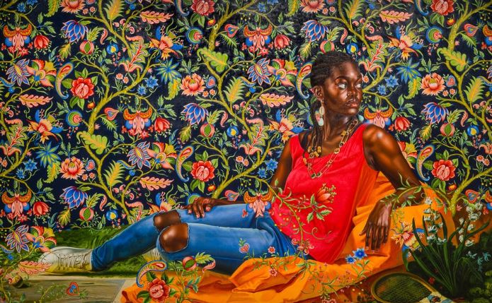 The Death of Hyacinth Kehinde's Painting - The Death of Hyacinth